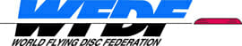 The logo of the World Flying Disc Federation.