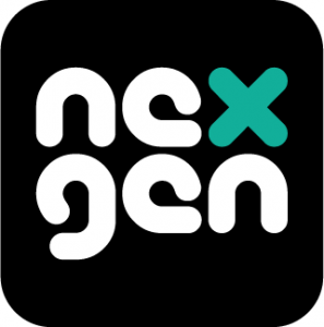 The logo for NexGen, the college all-star ultimate team.
