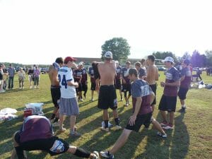 The Truck Stop Ultimate team celebrates after clinching a bid to the USA Ultimate Club Championships in Sarasota, FL..