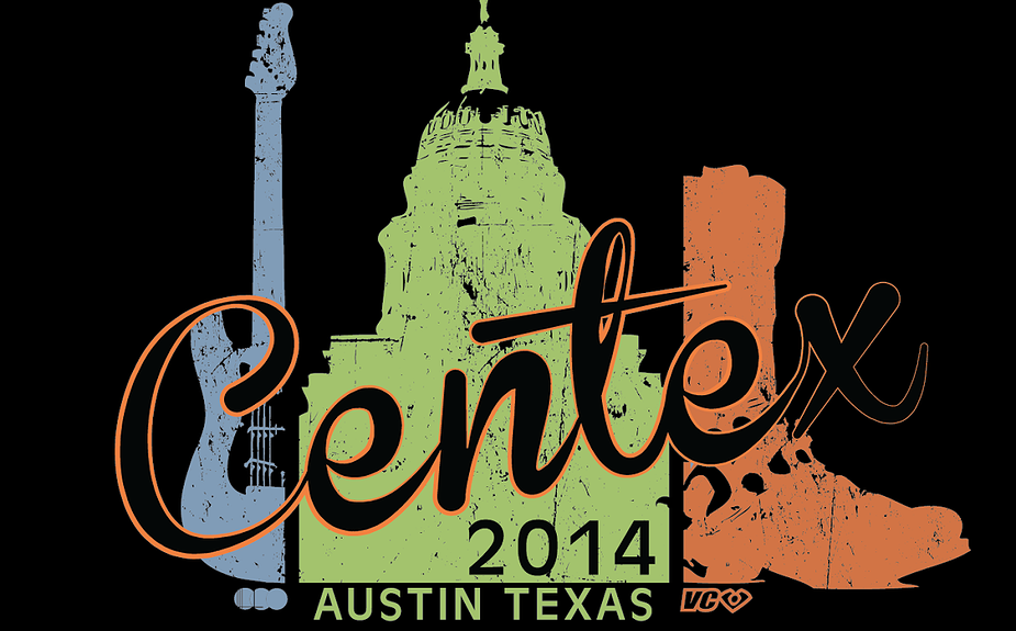 The logo for the ultimate frisbee tournament Centex 2014.