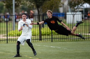 Ring of Fire's Justin Allen goes horizontal at the 2013 Club Championships.