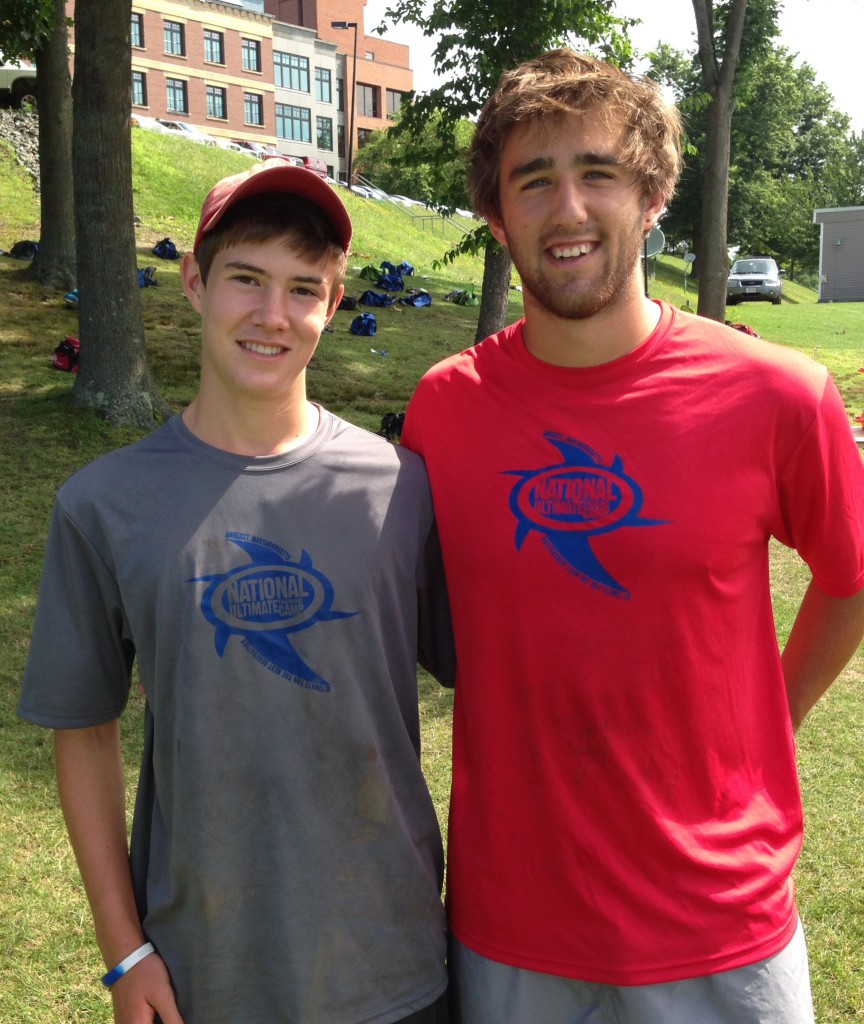 Dillon Lainer (left) and Jimmy Mickle at NUTC.