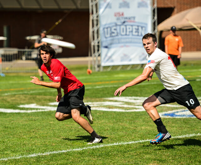 Johnny Bravo and Revolver in the finals of the 2014 US Open.