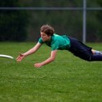 Oregon's Bethany Kaylor bids for a grab against UBC at Northwest Challenge 2015