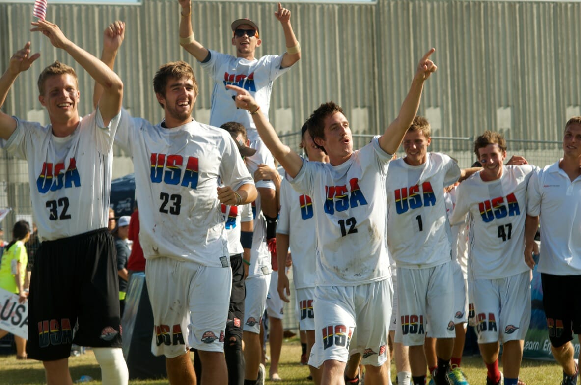 The 2013 Team USA U23 Men's team. Photo: Craig Stephen.