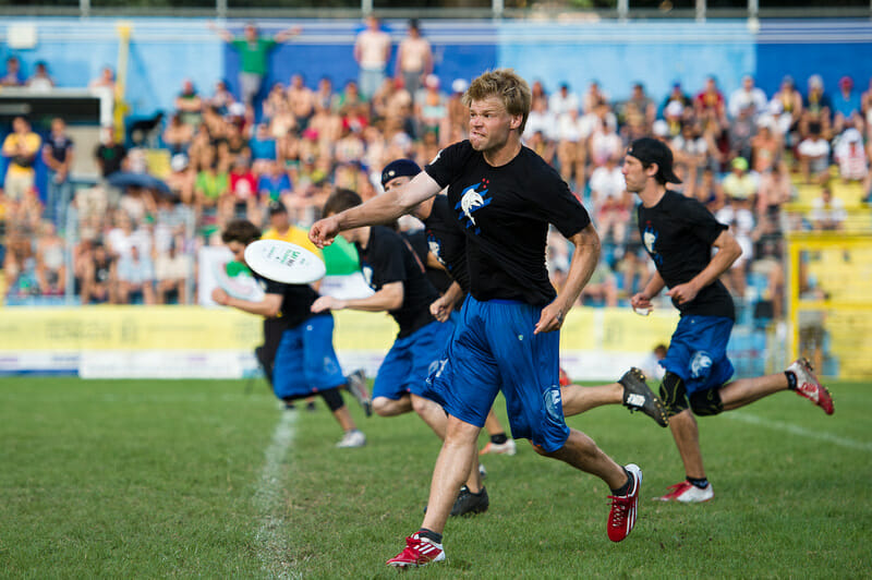 Sockeye's Reid Koss. Photo: Kevin Leclaire -- UltiPhotos.com