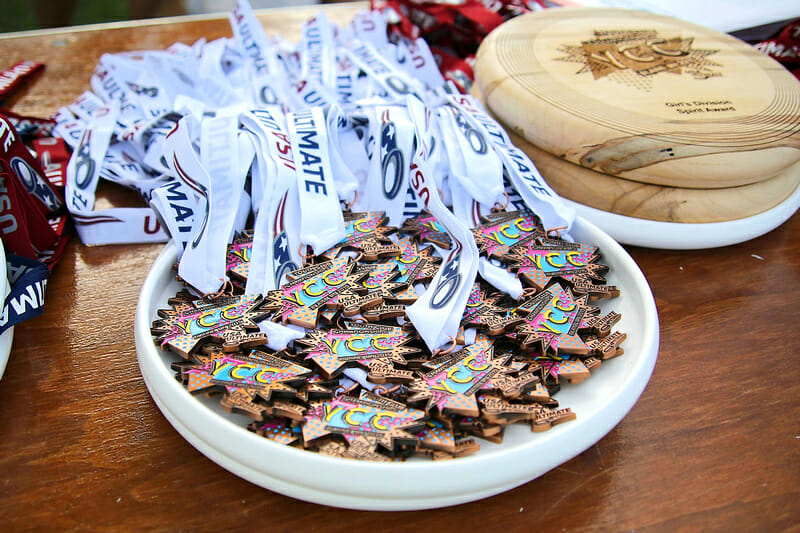 YCC 2015 Medal Ceremony. Photo: Alex Fraser -- UltiPhotos.com