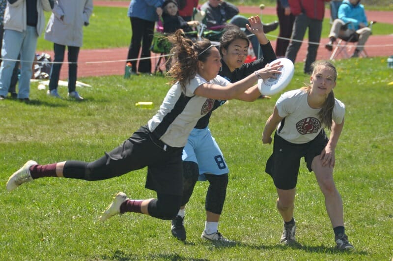 Girls action from Amherst Invite 2016. Photo: Josh Seamon