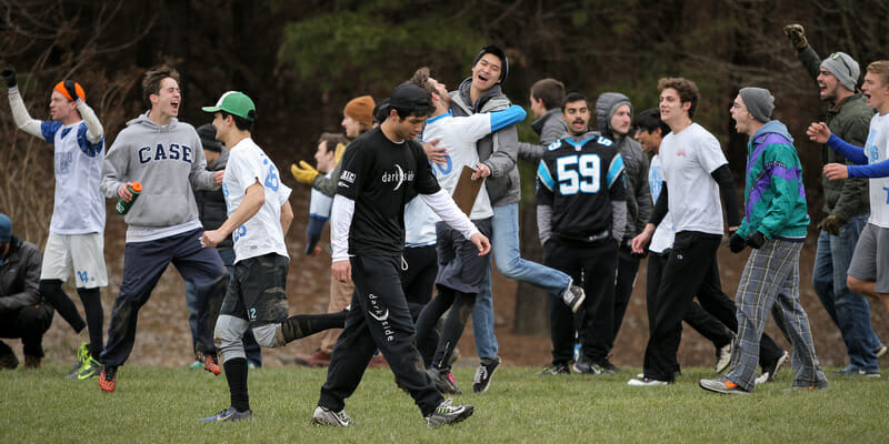 After playing UNC close at QCTU this spring, Case Western will be more just "happy to be there." Photo: Christina Schmidt -- UltiPhotos.com