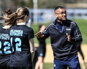 Coach Izzy Bryant and Columbia scored some big wins at Metro East Regionals. Photo: Sandy Canetti -- UltiPhotos.com