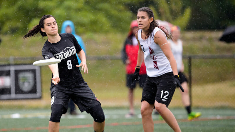 Stanford and Colorado met in a rainy quarterfinal. Photo: Paul Andris -- UltiPhotos.com