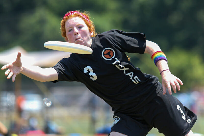 Texas Melee's Domenica Sutherland. Photo: Paul Rutherford -- UltiPhotos.com