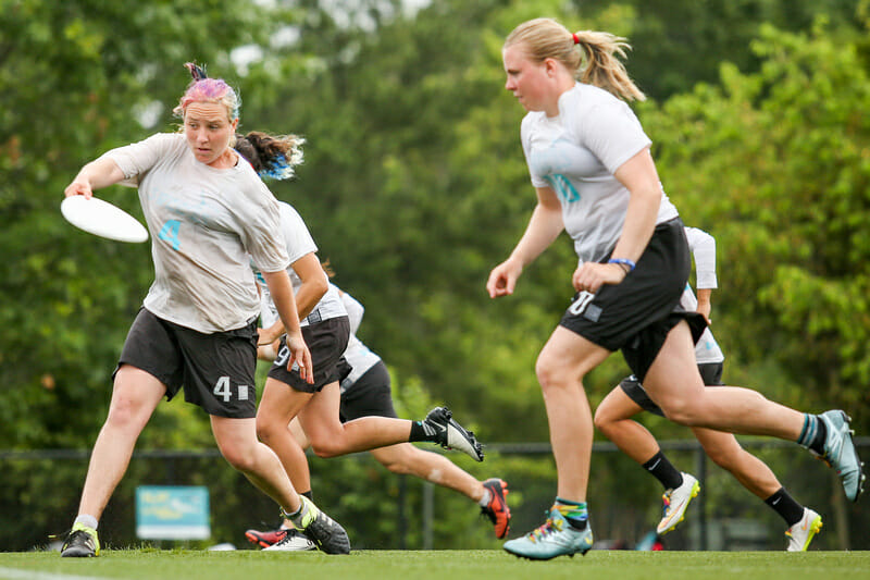 Nina Finely pulling for Whitman Sweets Photo: Paul Rutherford -- UltiPhotos.com