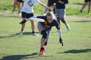 Virginia in action at College Centex 2016. Photo: Conrad Stoll -- UltiPhotos.com