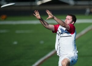 Mark Lloyd playing for the Toronto Rush in 2014. Photo: Kevin Leclaire -- UltiPhoto.com