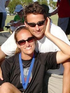 Mike and Sam in Sarasota, following Fury's 2006 win