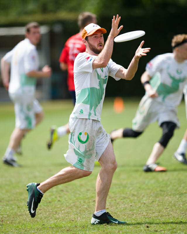Ireland's Barry Walsh at U23 World Championships 2015. Photo: Kevin Leclaire -- UltiPhotos.com
