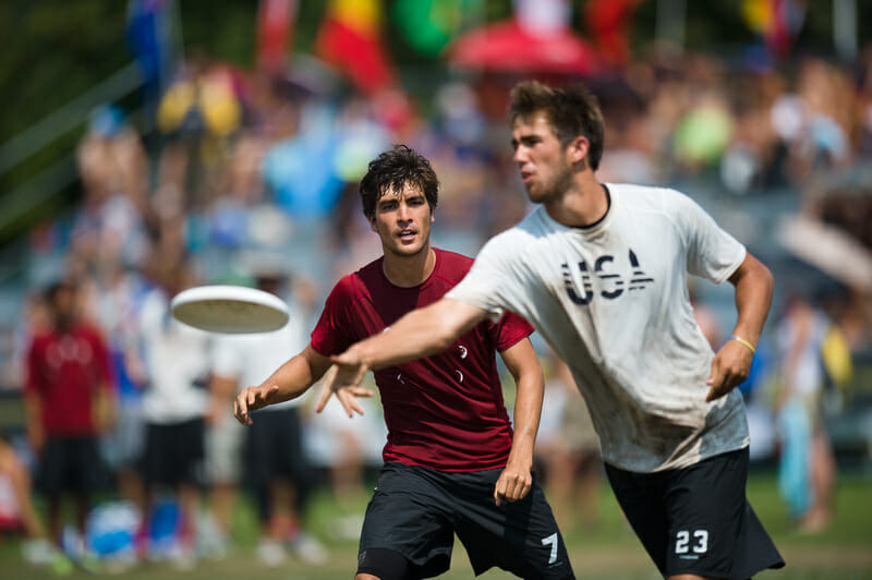 Jimmy Mickle and Russell Wynne are two of the many weapons the US will have to deploy at WUGC in London. Photo: Kevin Leclaire -- UltiPhotos.com