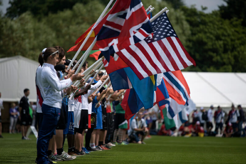 Opening ceremonies. Photo: Jolie Lang -- UltiPhotos.com