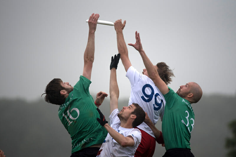 Ireland v. France. Photo: Jolie Lang -- UltiPhotos.com
