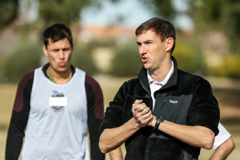 US Mens National Team Head Coach Alex Ghesquiere. Photo: Alex Rentzis -- UltiPhotos.com