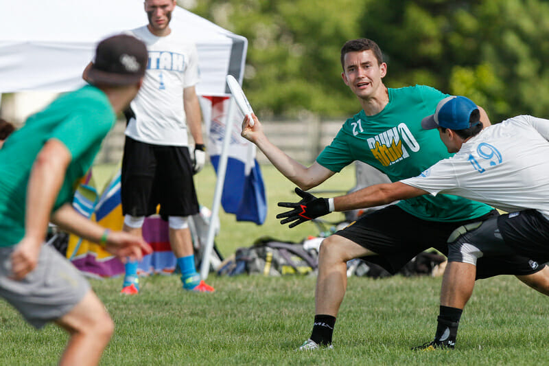 Rhino v. Powderhogs. Photo: Scott Grau -- UltiPhotos.com