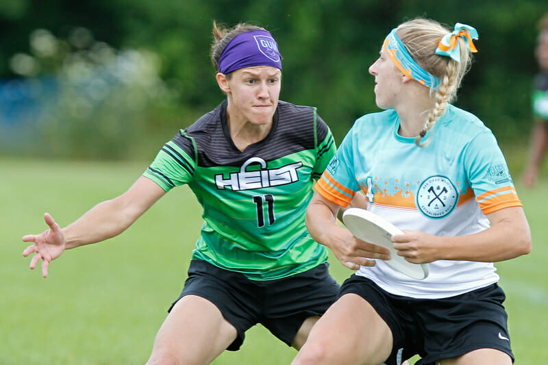 Heist vs Wildfire at the 2016 Elite Select Challenge. Photo: Scott Grau -- UltiPhotos.com