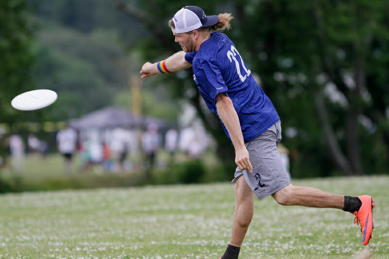 Tylor Minch of Turbine pulls at the 2016 US Open. Photo: Burt Granofksy -- UltiPhotos.com