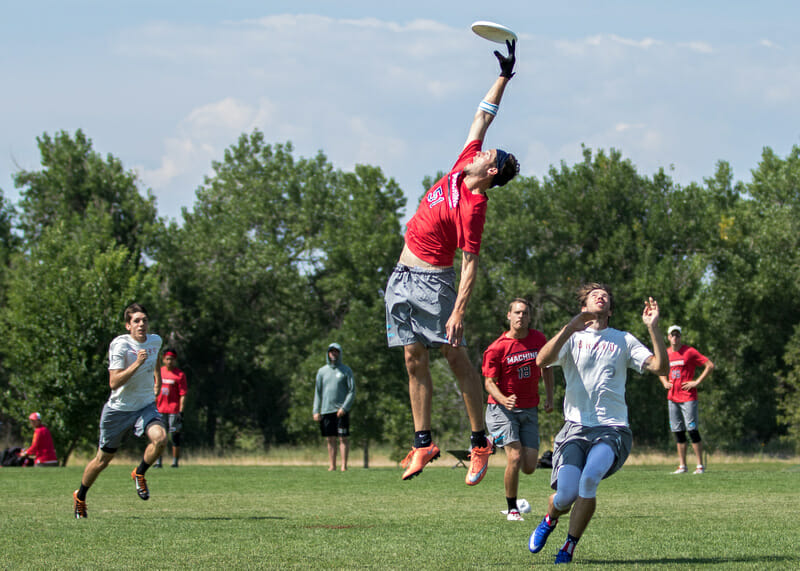 Chicago Machine and Denver Johnny Bravo will face off in one of pool play's most anticipated matchups. Photo: Ken Forman -- UltiPhotos.com