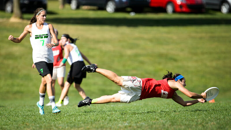 AMP survives a game-to-go against Bang, thanks in part to the heroics of Raha Mozaffari. Photo: Paul Andris -- UltiPhotos.com