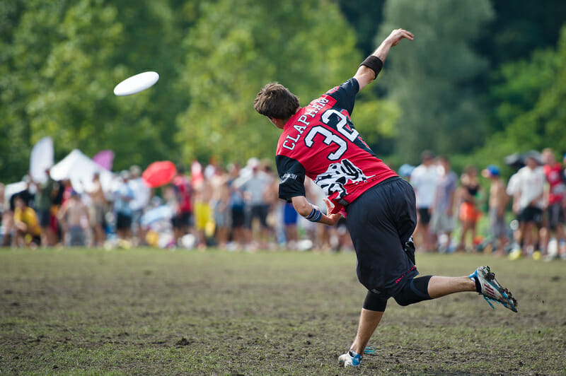 Clapham at WUCC 2014. Photo: Kevin Leclaire -- UltiPhotos.com