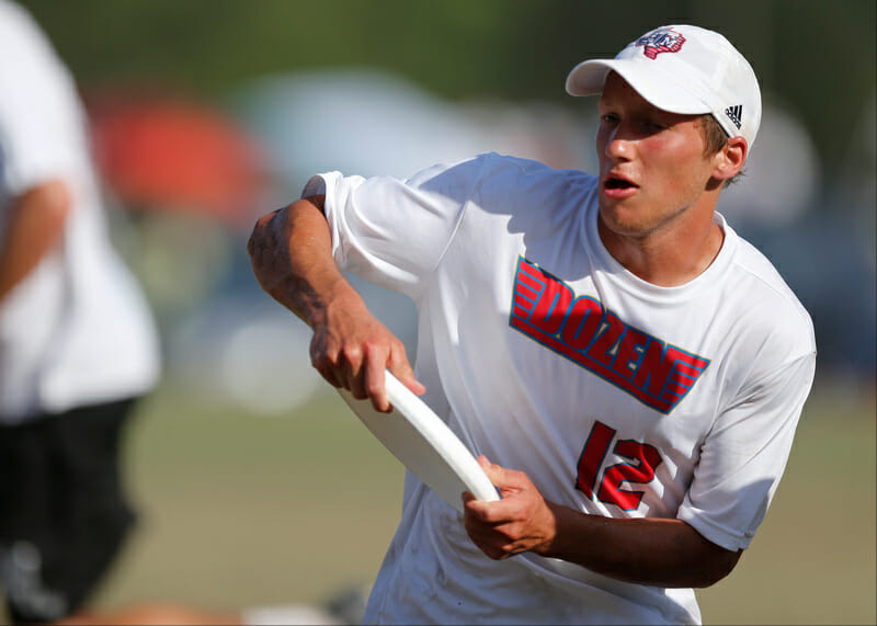 Texas A&M's Connor Ughetta. Photo: William Brotman -- UltiPhotos.com