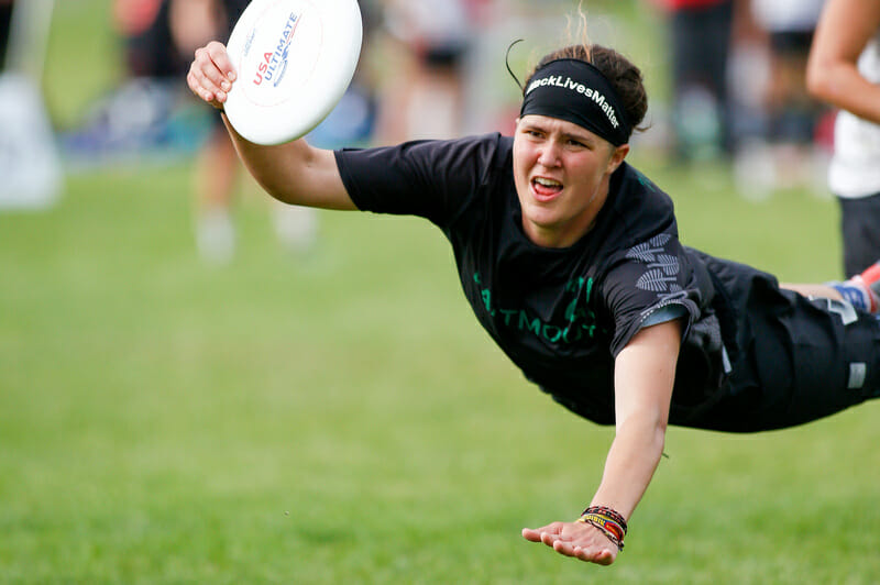 Dartmouth's Jaclyn Verzuh. Photo: Paul Rutherford -- UltiPhotos.com