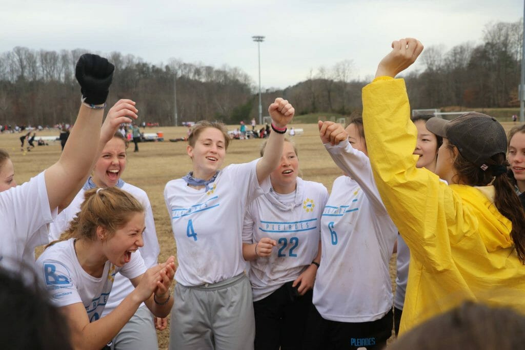 North Carolina Pleiades at the 2018 Commonwealth Cup.