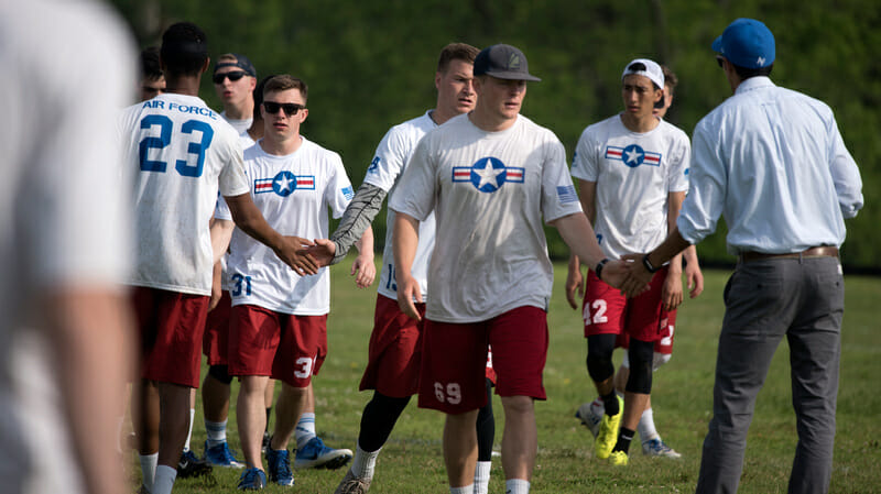 Air Force at the 2017 D-III College Championships.