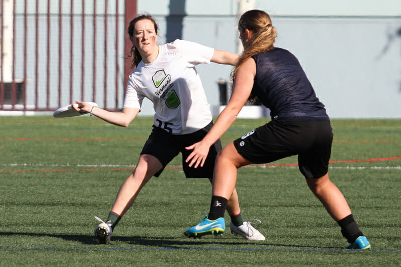 Vermont's Emma Weatherhogg at Santa Barbara Invite 2018.