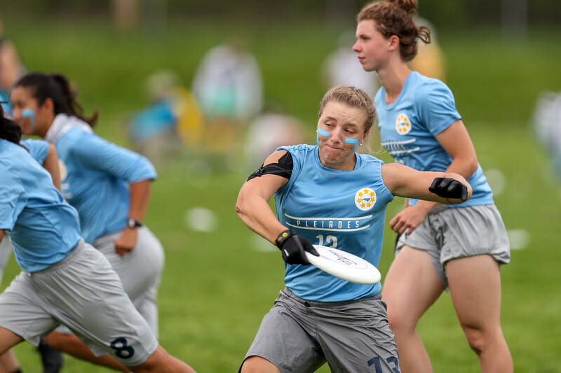 North Carolina starts a defensive point at the 2018 D-I College Championships.