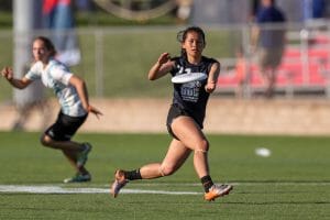 UBC's Ellen Au-Yeung at the 2018 D-I College Championships.