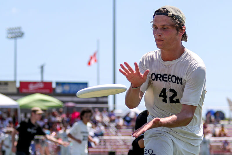 Oregon's Will Lohre. Photo: Paul Rutherford -- UltiPhotos.com