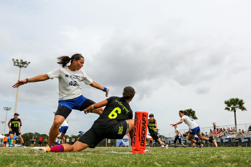 Boston Brute Squad and San Francisco Fury in the 2017 National Championship game.