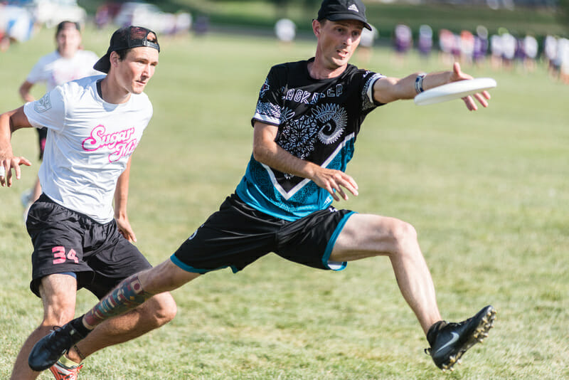 Black Sheep vs. Sugar Mix at WUCC 2018.