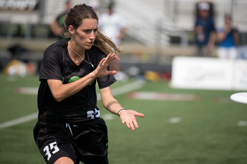 Cat Phillips with Ellipsis in the final of the 2015 U.S. Open.