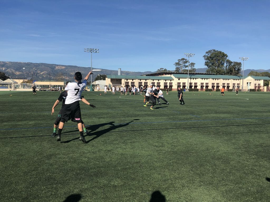 UBC and Cal Poly SLO in the final of the 2019 Santa Barbara Invite. 