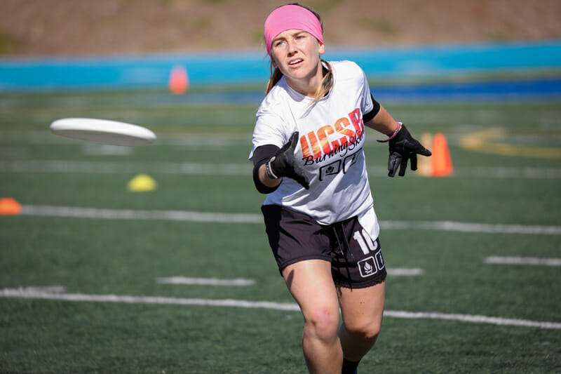 UCSB's Audrey Brown at the 2019 Santa Barbara Invite.