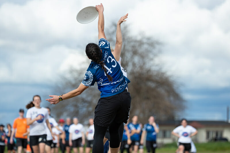 UC San Diego's Stacy Tran gets up at Stanford Invite 2019.