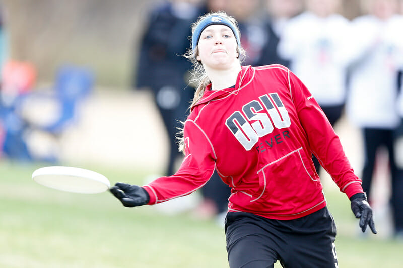 Ohio State's Annelise Peters at Queen City Tune Up 2019.