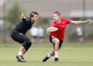 Georgia's Mason Cary against UCF in the final of Southeast Regionals 2019.