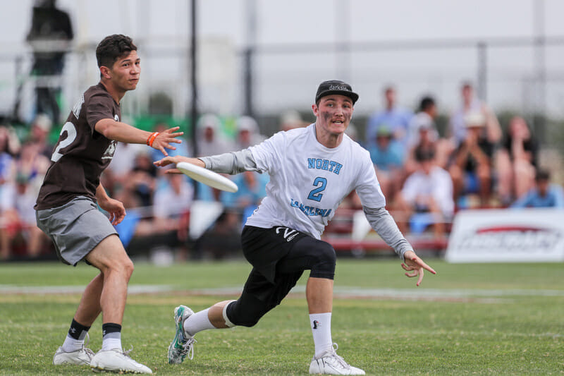 North Carolina's Liam Searles-Bohs. Photo: Paul Rutherford -- UltiPhotos.com