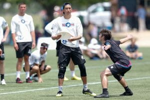 Air Force's Alan Villanueva at the 2019 D-III College Championships. Photo: Williams 'Brody' Brotman -- UltiPhotos.com