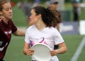 Middlebury's Miyo McGinn. Photo: William 'Brody' Brotman -- UltiPhotos.com